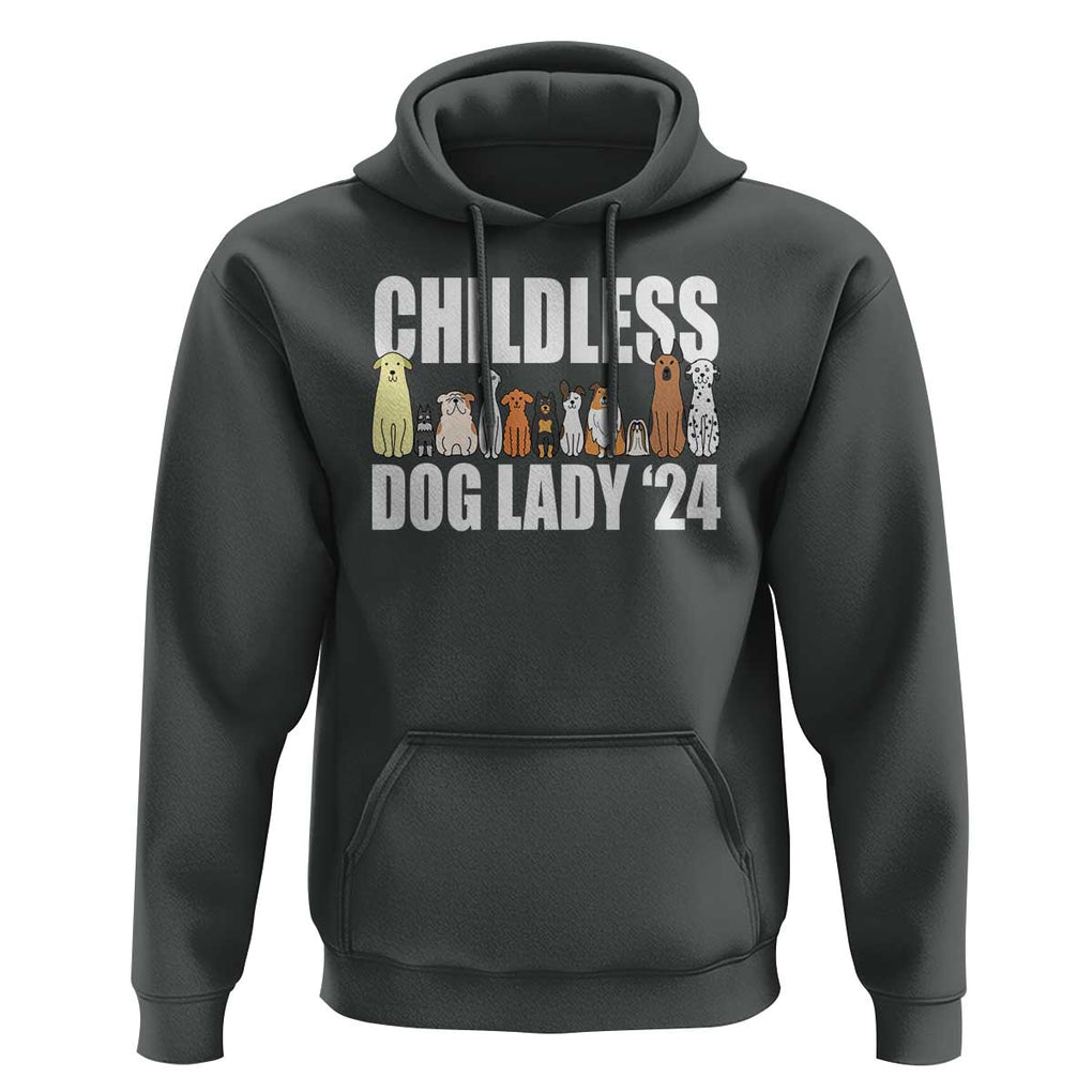 Childless Dog Lady 24 Hoodie Harris For President Puppy TS11 Dark Heather Print Your Wear