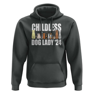 Childless Dog Lady 24 Hoodie Harris For President Puppy TS11 Dark Heather Print Your Wear