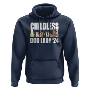 Childless Dog Lady 24 Hoodie Harris For President Puppy TS11 Navy Print Your Wear