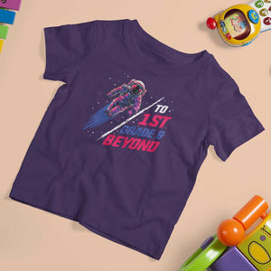 Back To School Space T Shirt For Kid To First Grade And Beyond Astronaut TS11 Purple Print Your Wear
