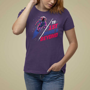 Back To School Space T Shirt For Women To First Grade And Beyond Astronaut TS11 Purple Print Your Wear