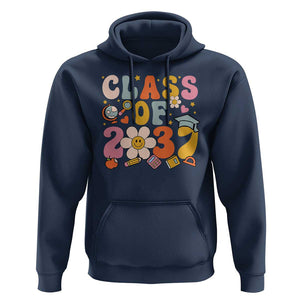 Class Of 2037 Hoodie Back To School Retro Groove Flower Pencil Apple TS11 Navy Print Your Wear