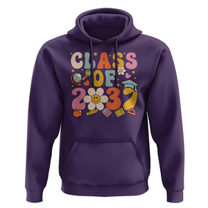 Class Of 2037 Hoodie Back To School Retro Groove Flower Pencil Apple TS11 Purple Print Your Wear