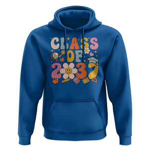 Class Of 2037 Hoodie Back To School Retro Groove Flower Pencil Apple TS11 Royal Blue Print Your Wear