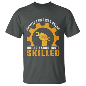 Labor Day T Shirt Funny Union Workers Labor Isn't Skilled TS11 Dark Heather Print Your Wear