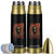 Native American Indian Chief Skull Headdress Vintage USA Flag Bullet Tumbler TS11 Black Print Your Wear