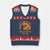 Cant Work Today My Arm Is In A Sling V-Neck Knit Sweater Vest Funny Deer Hunting - Print Your Wear