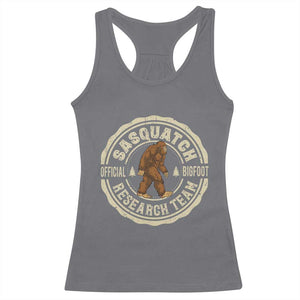 Funny Bigfoot Research Team Racerback Tank Top Retro Official Sasquatch Forest Stroll TS11 Charcoal Print Your Wear