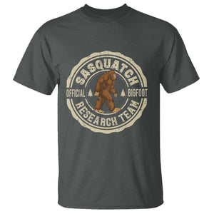 Funny Bigfoot Research Team T Shirt Retro Official Sasquatch Forest Stroll TS11 Dark Heather Print Your Wear