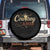 Funny Cowboy And Beer Spare Tire Cover Western Country Music Longhorn Skull TS11 No hole Black Print Your Wear