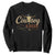 Funny Cowboy And Beer Sweatshirt Western Country Music Longhorn Skull TS11 Black Print Your Wear