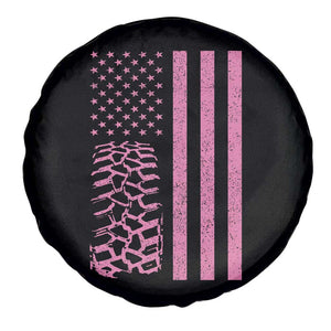 Off Road Car Wheel Vintage Pink American Flag Spare Tire Cover TS11 Print Your Wear