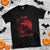 Funny Halloween Blood Stained T Shirt I'm Fine It's Not My Blood Splatter Bloody TS11 Black Print Your Wear