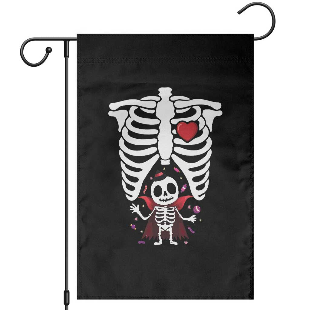 Pregnancy Announcement Garden Flag Halloween Vampire Skeleton Monster Baby Pregnant Candy TS11 Black Print Your Wear