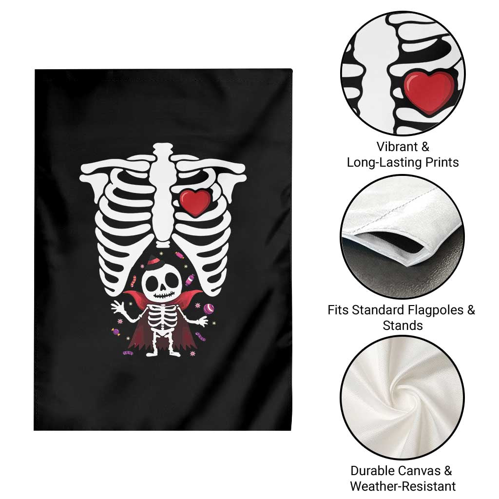 Pregnancy Announcement Garden Flag Halloween Vampire Skeleton Monster Baby Pregnant Candy TS11 Print Your Wear