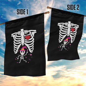 Pregnancy Announcement Garden Flag Halloween Witch Skeleton Monster Baby Pregnant Candy TS11 Print Your Wear