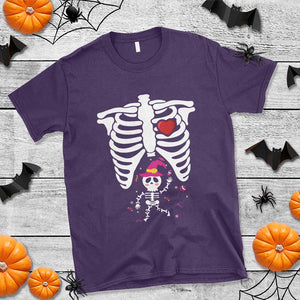 Pregnancy Announcement T Shirt Halloween Witch Skeleton Monster Baby Pregnant Candy TS11 Purple Print Your Wear