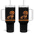Funny Halloween Dachshund Tumbler With Handle Halloweener Pumpkin Wiener Dog TS11 One Size: 40 oz Black Print Your Wear