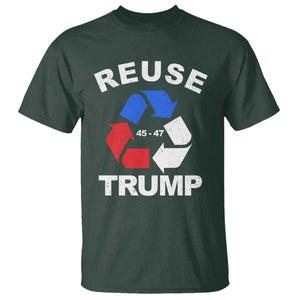 Funny Trump Garbage 2024 T Shirt Reuse Trump 45-47 TS11 Dark Forest Green Print Your Wear