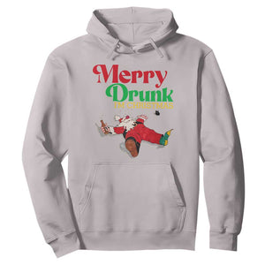 Funny Christmas Beers Hoodie Merry Drunk I'm Christmas Santa TS11 Ice Gray Print Your Wear