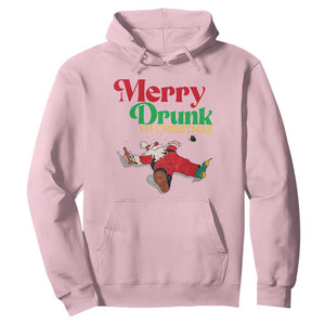 Funny Christmas Beers Hoodie Merry Drunk I'm Christmas Santa TS11 Light Pink Print Your Wear