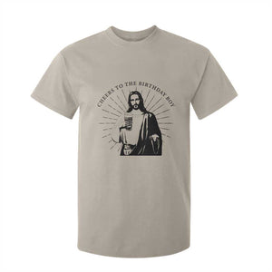 Funny Cheers To The Birthday Boy T Shirt For Kid Christmas Christian Faith TS11 Sand Print Your Wear