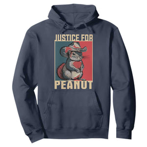 Justice For Peanut The Squirrel 2024 Hoodie TS11 Navy Print Your Wear