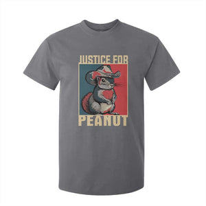 Justice For Peanut The Squirrel 2024 T Shirt For Kid TS11 Charcoal Print Your Wear