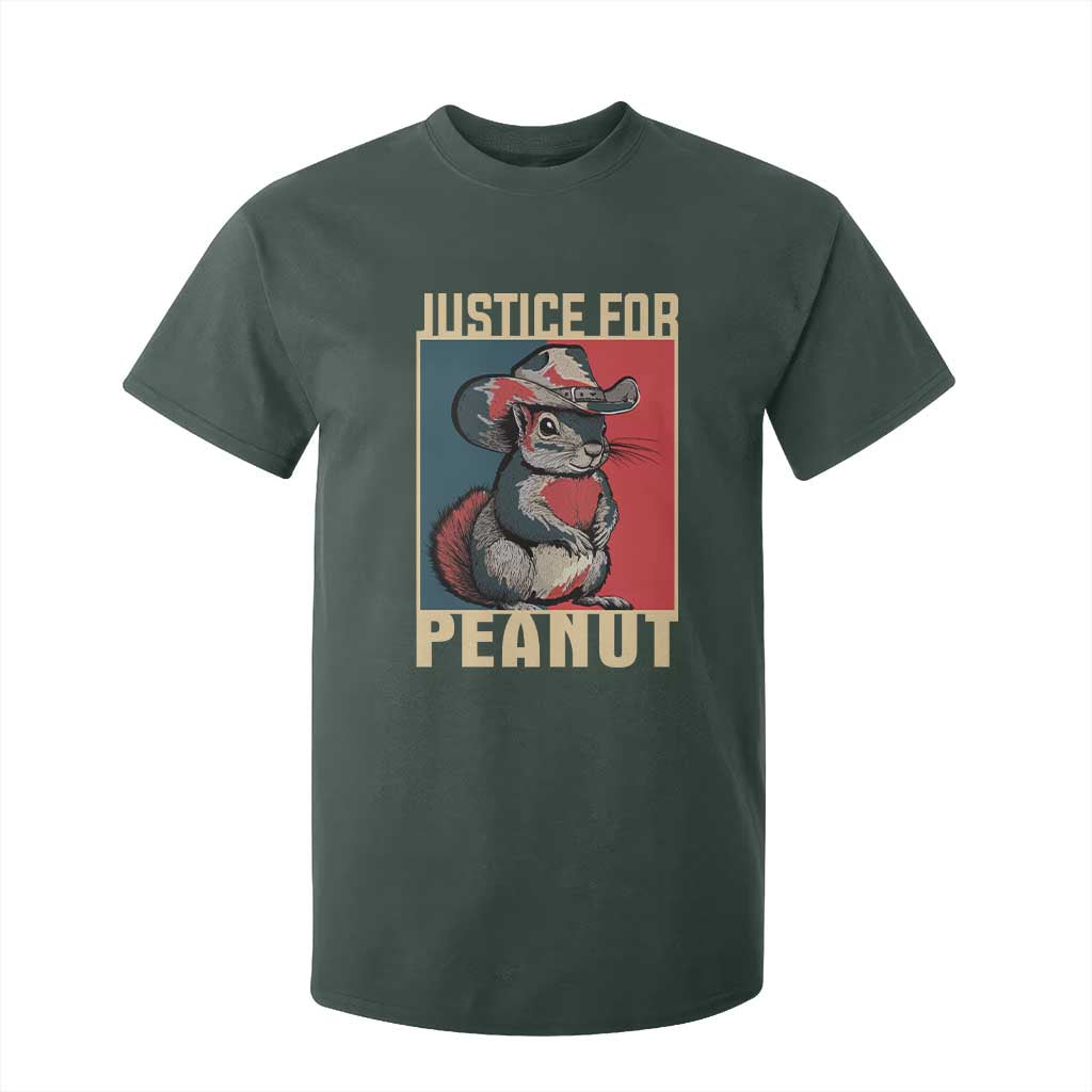 Justice For Peanut The Squirrel 2024 T Shirt For Kid TS11 Dark Forest Green Print Your Wear