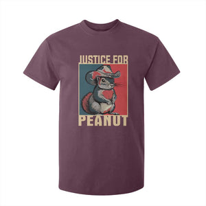 Justice For Peanut The Squirrel 2024 T Shirt For Kid TS11 Maroon Print Your Wear
