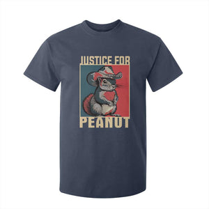 Justice For Peanut The Squirrel 2024 T Shirt For Kid TS11 Navy Print Your Wear