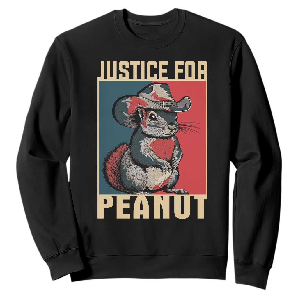Justice For Peanut The Squirrel 2024 Sweatshirt TS11 Black Print Your Wear