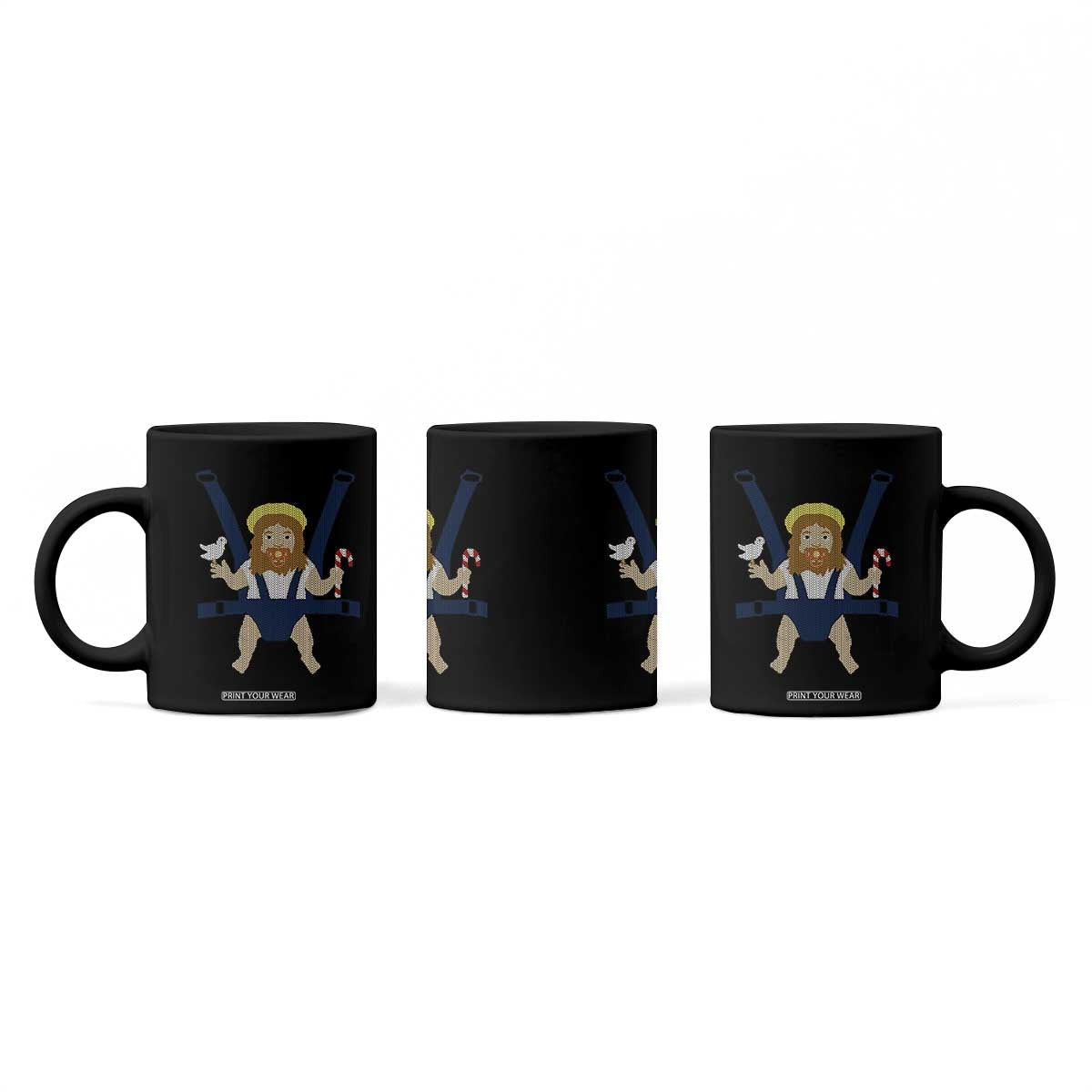 Funny Christmas Baby Jesus Coffee Mug Xmas Christian Little Boy TS11 Print Your Wear