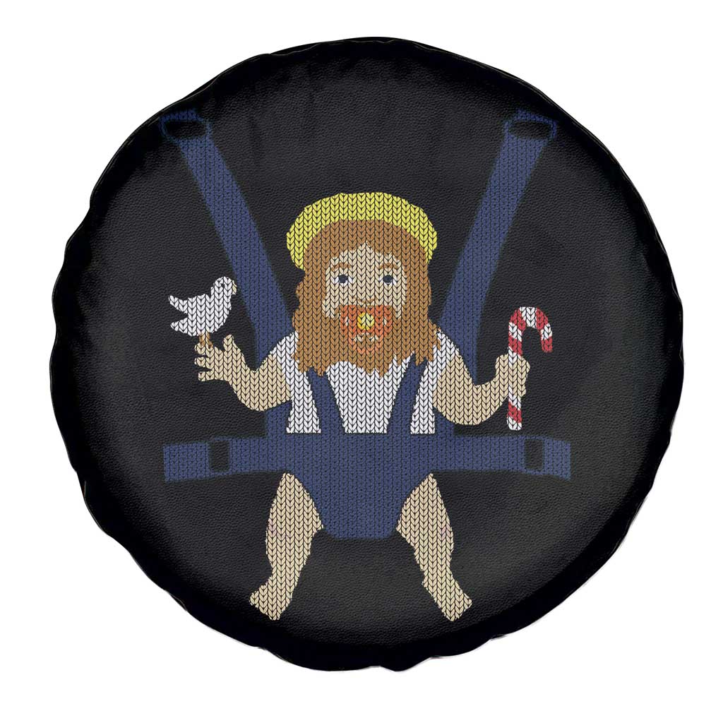 Funny Christmas Baby Jesus Spare Tire Cover Xmas Christian Little Boy TS11 Print Your Wear