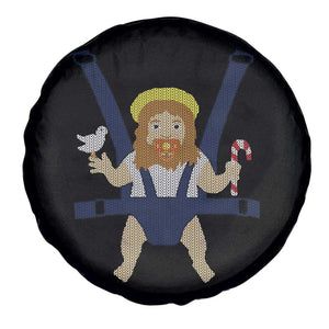 Funny Christmas Baby Jesus Spare Tire Cover Xmas Christian Little Boy TS11 Print Your Wear