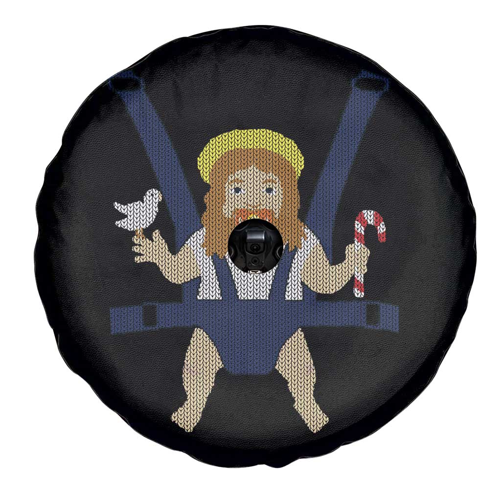 Funny Christmas Baby Jesus Spare Tire Cover Xmas Christian Little Boy TS11 Print Your Wear