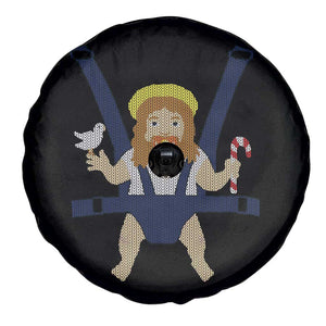 Funny Christmas Baby Jesus Spare Tire Cover Xmas Christian Little Boy TS11 Print Your Wear