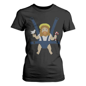 Funny Christmas Baby Jesus T Shirt For Women Xmas Christian Little Boy TS11 Black Print Your Wear