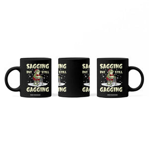 Funny Sagging But Still Gagging Christmas Frog Coffee Mug Funny Cringe Meme Gag Humor TS11 Print Your Wear