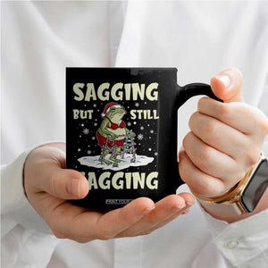 Funny Sagging But Still Gagging Christmas Frog Coffee Mug Funny Cringe Meme Gag Humor TS11 Print Your Wear