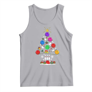 Funny Bowling Christmas Tree Lights Xmas Bowler Tank Top TS11 Athletic Heather Print Your Wear
