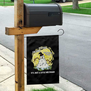 Funny It Is Fine I Am Fine Everything Is Fine Its Just A Little Meltdown Garden Flag Christmas Snowman TS11 Print Your Wear