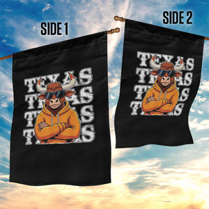 TFL Football Lover Garden Flag Vintage Orange Cow Sunglasses Game Day TS11 Print Your Wear