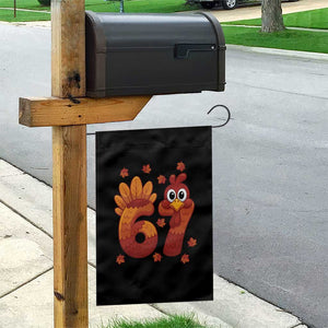 67 Thanksgiving Garden Flag Funny Turkey Thanksgiving Six Seven Meme TS11 Print Your Wear