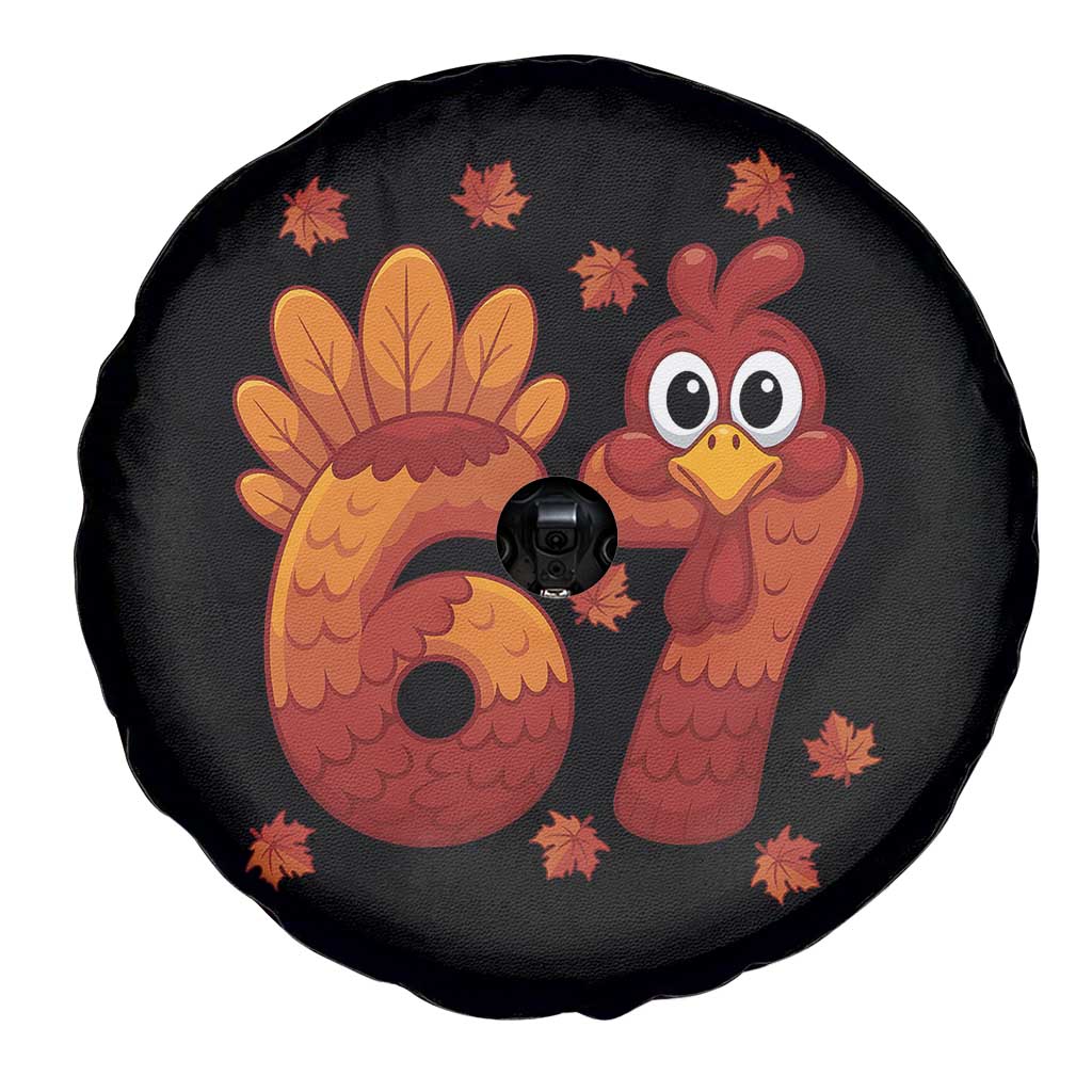 67 Thanksgiving Spare Tire Cover Funny Turkey Thanksgiving Six Seven Meme TS11 Print Your Wear