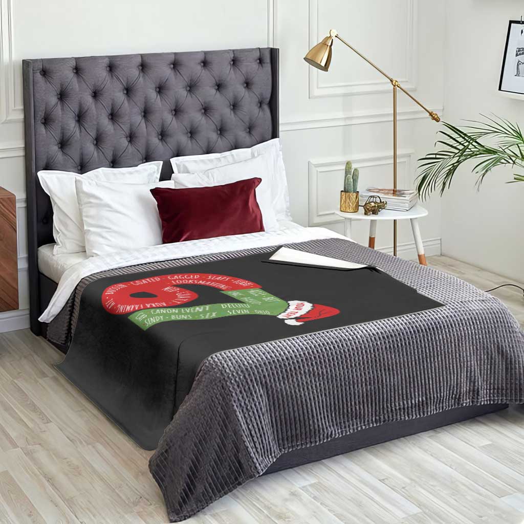 Personalized 67 Christmas Throw Blanket Custom Text Rizz Aura Farming Six Seven Meme Gen Alpha TS11 Print Your Wear