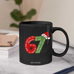 Personalized 67 Christmas Coffee Mug Custom Text Rizz Aura Farming Six Seven Meme Gen Alpha TS11 Print Your Wear