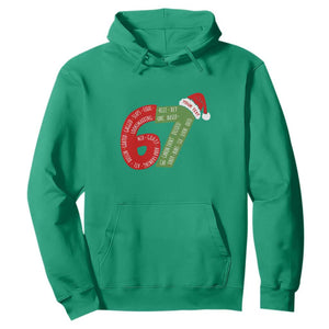 Personalized 67 Christmas Hoodie Custom Text Rizz Aura Farming Six Seven Meme Gen Alpha TS11 Irish Green Print Your Wear