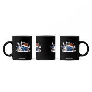 Funny Christmas Bowling Santa Hat Xmas Bowler Coffee Mug TS11 Print Your Wear