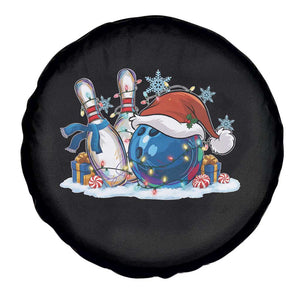 Funny Christmas Bowling Santa Hat Xmas Bowler Spare Tire Cover TS11 Print Your Wear